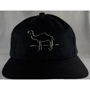 VTG Camel Cigarettes Promo Hat Black Snapback Embroidered Logo Cap RJRTC OSFA